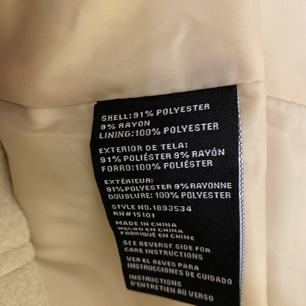Vince Camuto Women's Faux Wool Jacket In Oatmeal - Picture 9 of 9